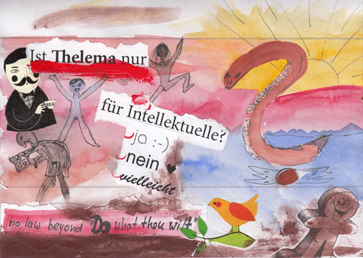Collage: Ist Thelema nur für Intellektuelle?