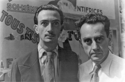 Salvador Dali und Man Ray