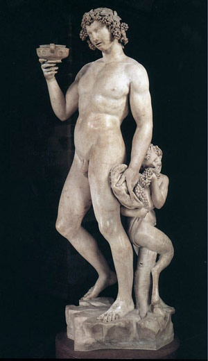 Bacchus Statue von Michelangelo