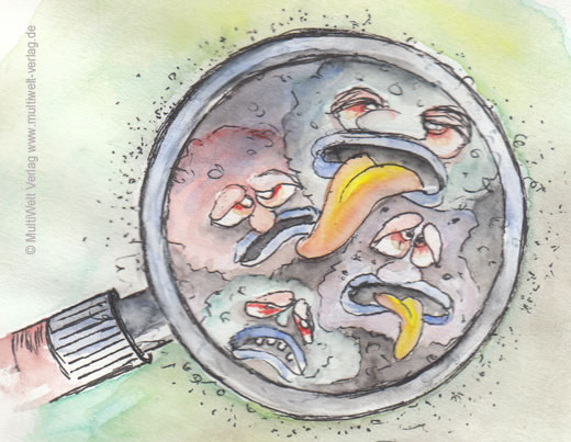 Bakterien überstehen die Behandlung des Zahnarztes nicht